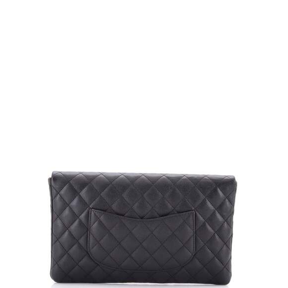 Classic Flap Clutch Quilted Caviar #206092C36B - Picture 3 of 7